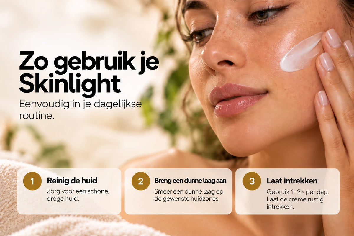 Aanvullende informatie over de verzorging met Skinlight