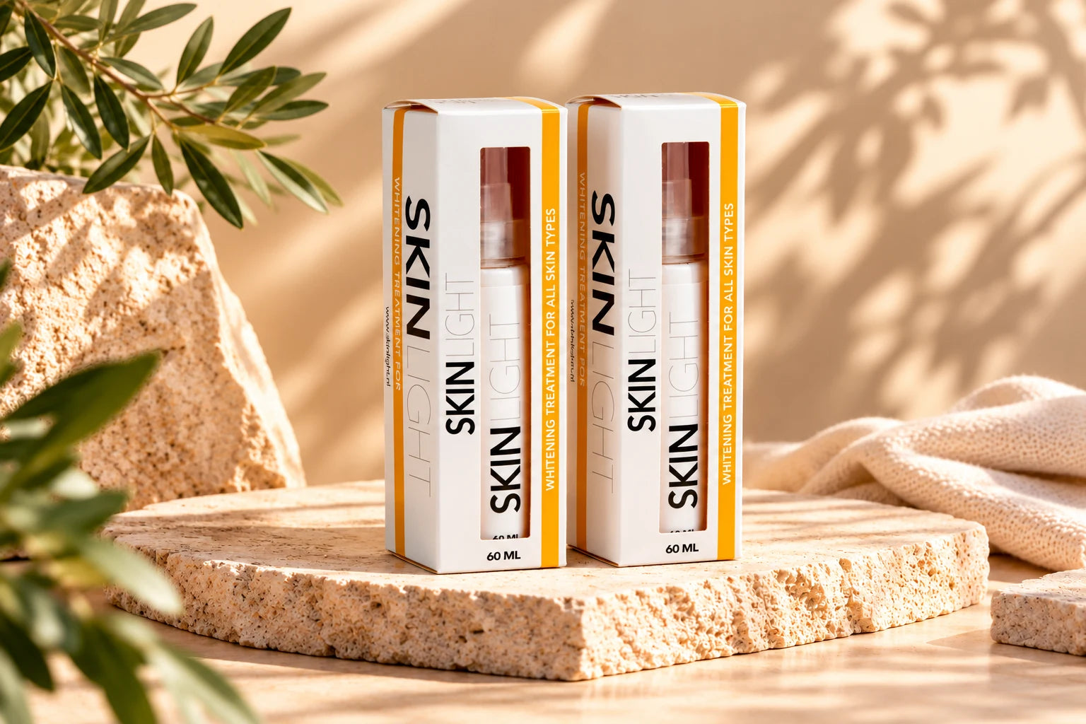 Skinlight Duo: twee verpakkingen met crème van 60 ml